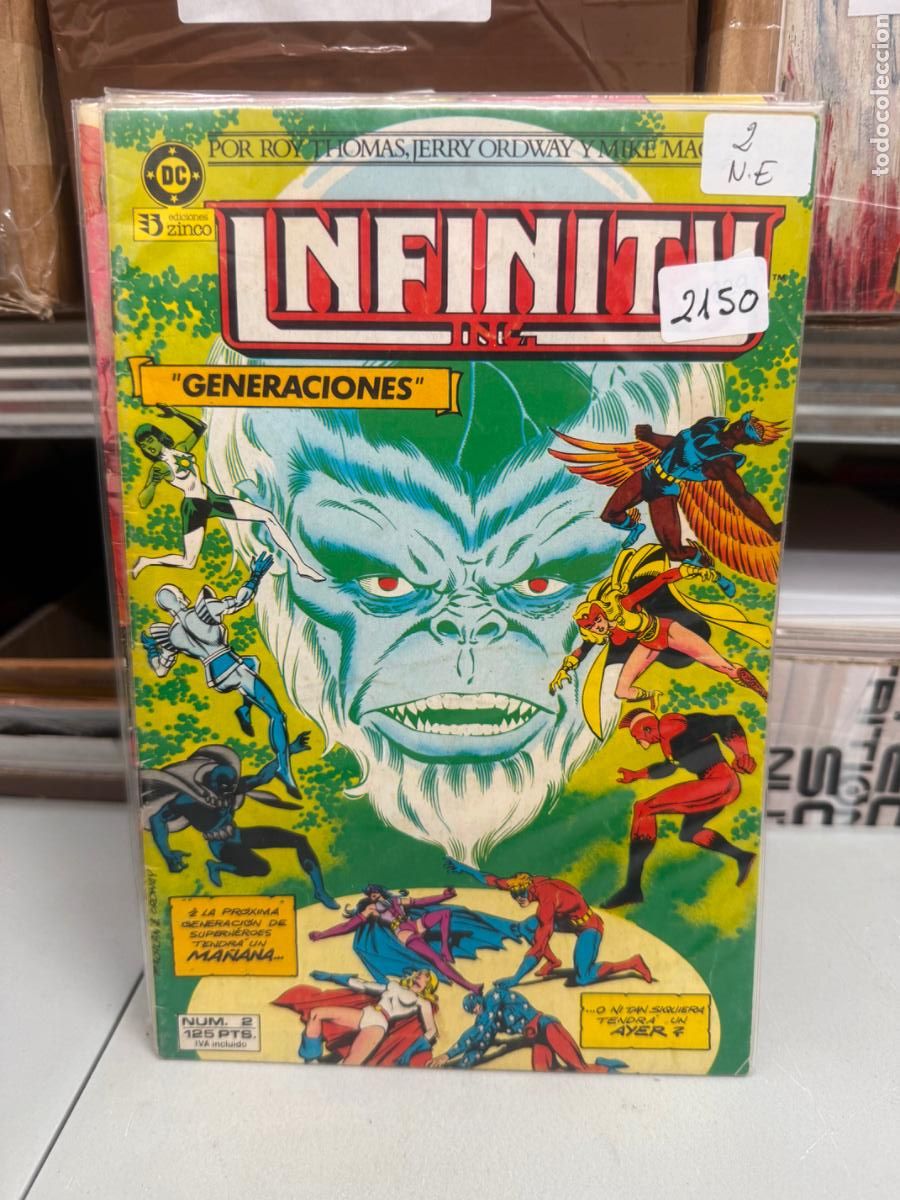 C&oacute;mics: INFINITY INC EDITORIAL ZINCO DC NUMERO 2