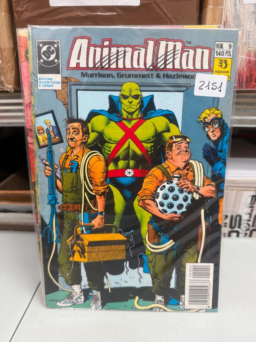 C&oacute;mics: ANIMAL MAN EDITORIAL ZINCO DC NUMERO 9 - Foto 1