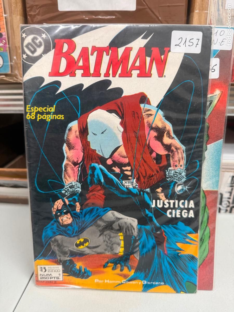 C&oacute;mics: BATMAN JUSTICIA CIEGA DC ZINCO DC NUMERO 1