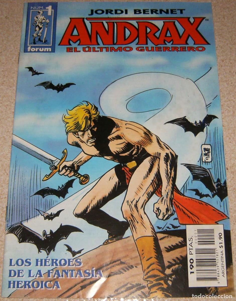 C&oacute;mics: JORDI BERNET . ANDRAX EL &Uacute;LTIMO GUERRERO . FORUM - Foto 1