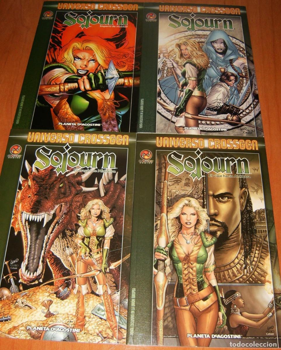 C&oacute;mics: UNIVERSO CROSSGEN . SOJOURN . 1 2 3 4 . COMPLETA DE 4 TOMOS . PLANETA