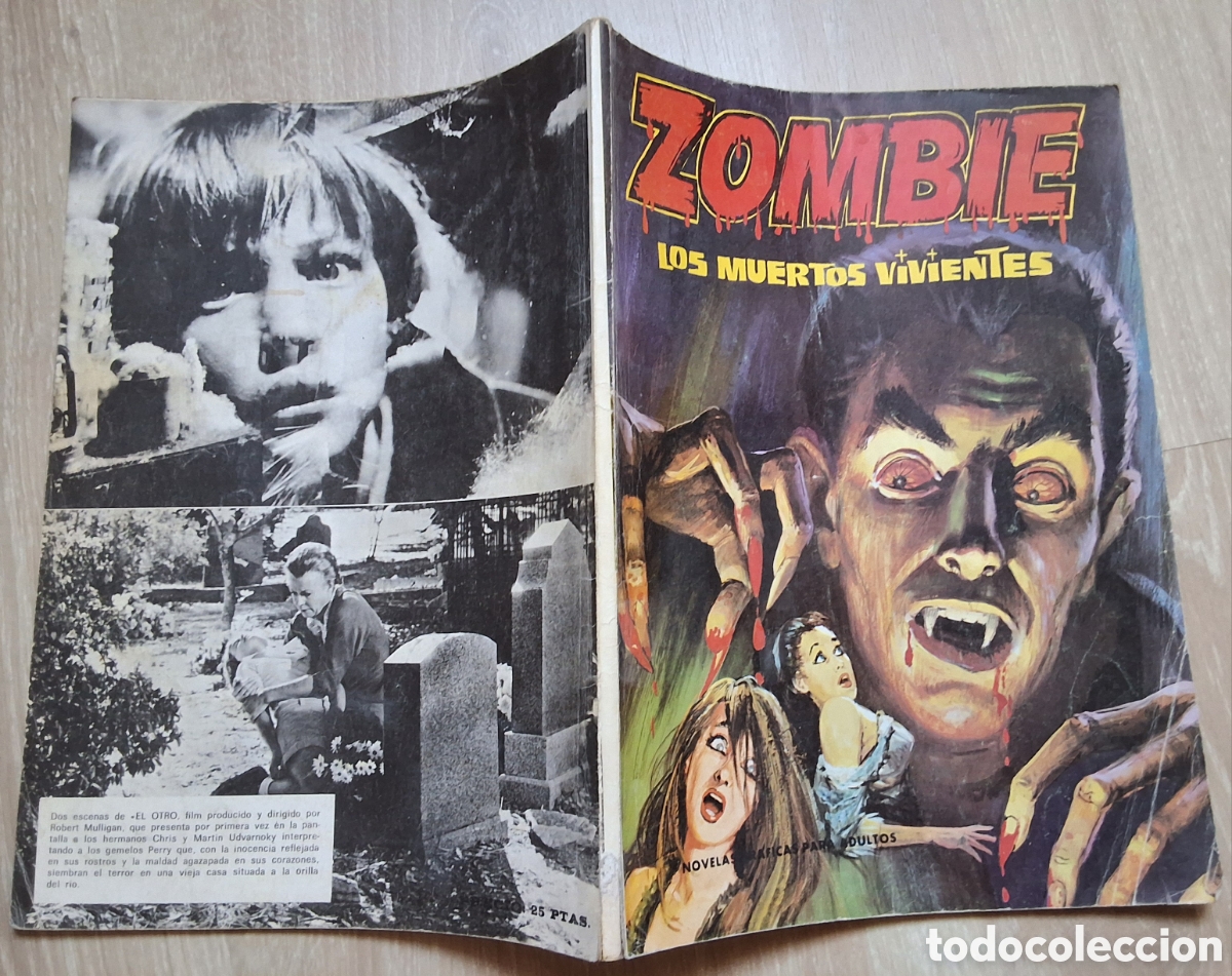 C&oacute;mics: Zombie los muertos vivientes comic novela gr&aacute;fica terror a&ntilde;o 1973 edita petronio