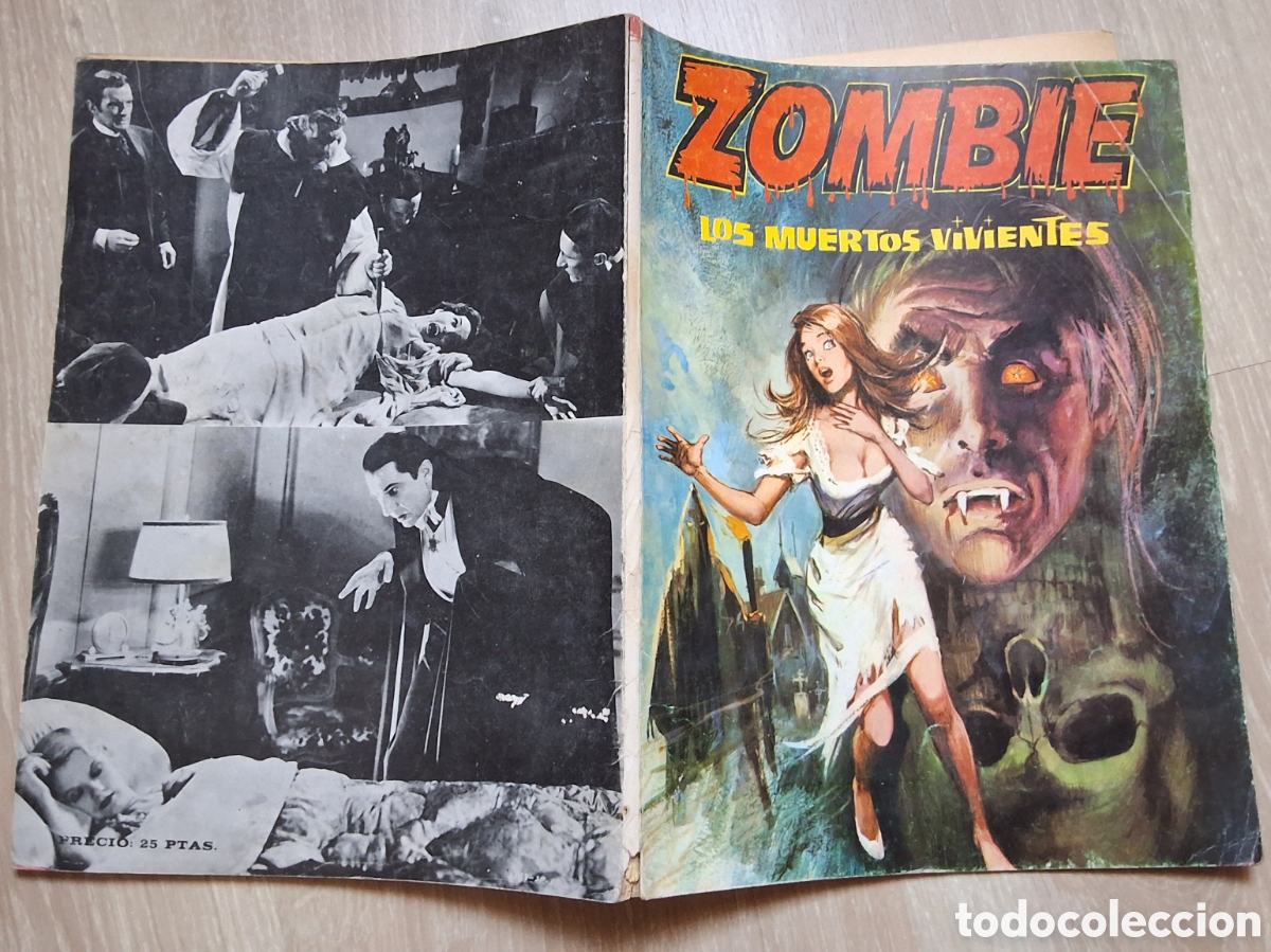 C&oacute;mics: Zombie los muertos vivientes comic novela gr&aacute;fica terror a&ntilde;o 1973 edita petronio