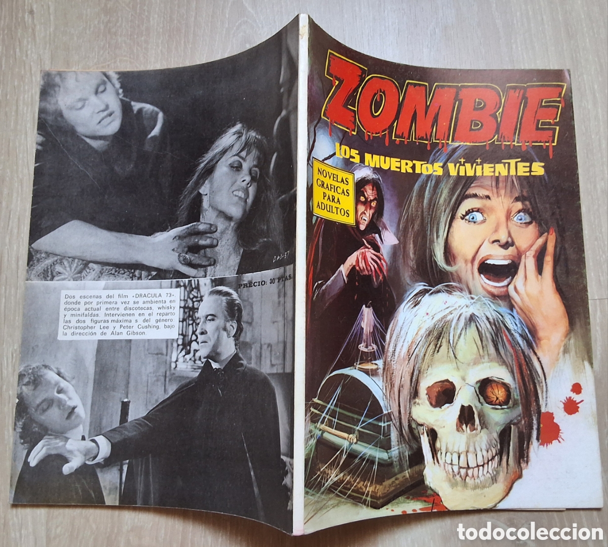 C&oacute;mics: Zombie los muertos vivientes comic novela gr&aacute;fica terror a&ntilde;o 1974 edita petronio