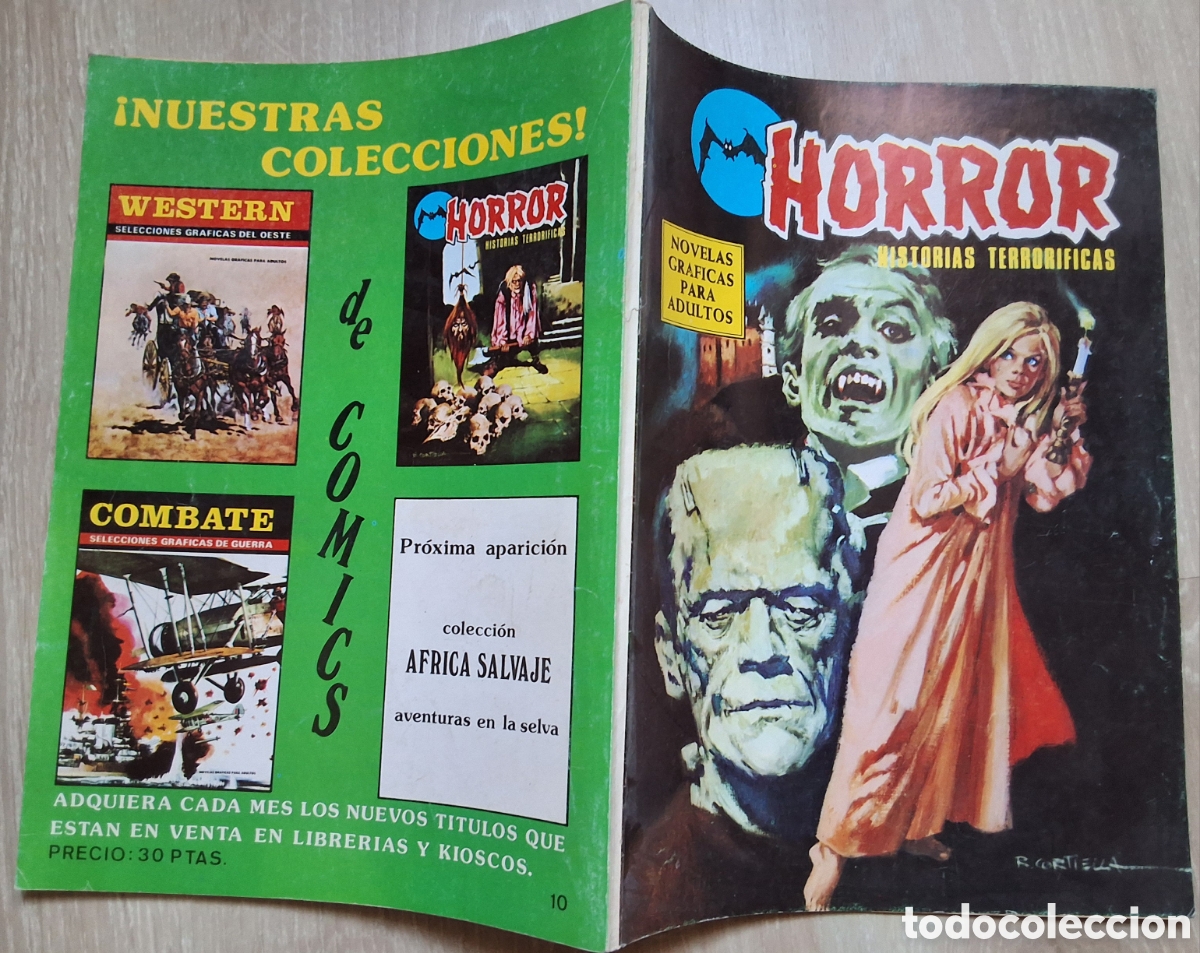 C&oacute;mics: Horror historias terrorificas comic a&ntilde;o 1974 edita producciones editoriales