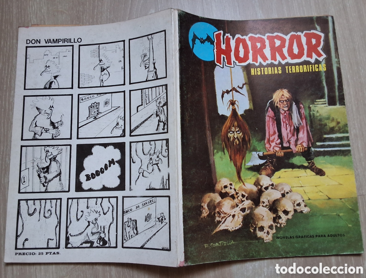 C&oacute;mics: Horror historias terrorificas comic a&ntilde;o 1974 edita producciones editoriales