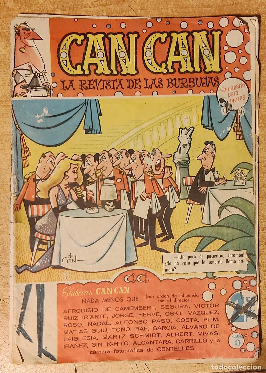 C&oacute;mics: CAN CAN DE LAS BURBUJAS. PRIMERA EPOCA - numero 0 - Foto 1