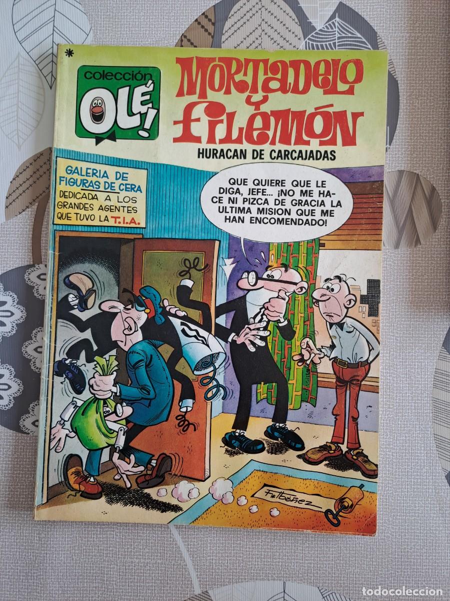 C&oacute;mics: Ole 138, Mortadelo y Filem&oacute;n, hurac&aacute;n de carcajadas, primera edici&oacute;n, Bruguera en buen estado
