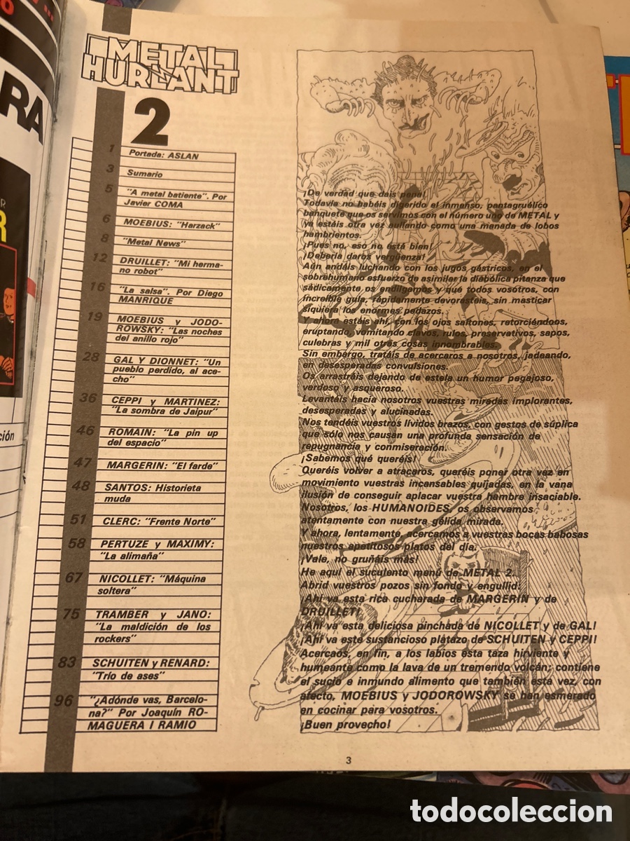 C&oacute;mics: Metal hurlant num 2. C&ograve;mic - Foto 2