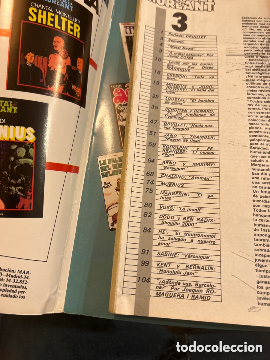 C&oacute;mics: Metal hurlant num 3. C&ograve;mic - Foto 3