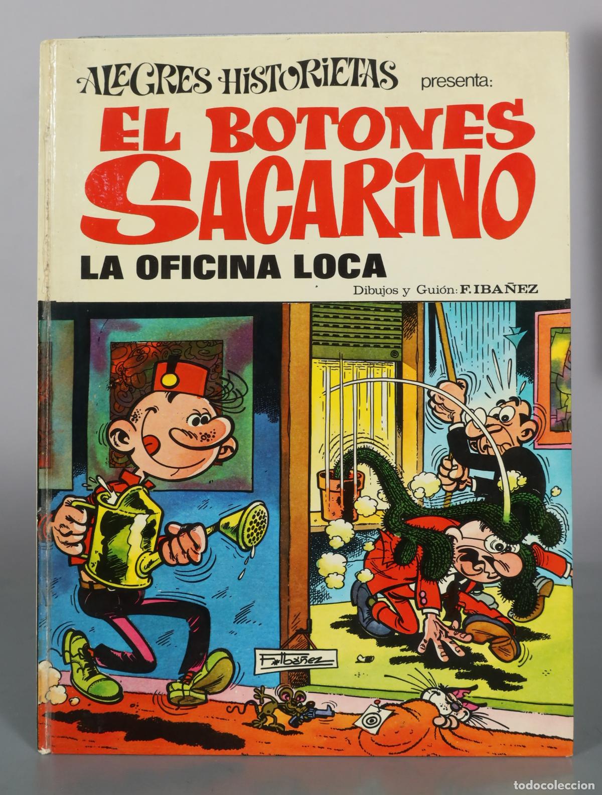 Comics: El Botones Sacarino - La oficina loca - F. Ib&aacute;&ntilde;ez - Editorial Bruguera