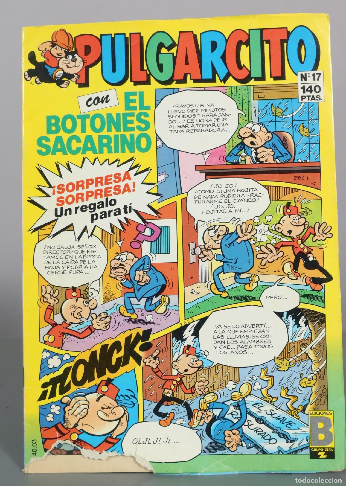 Comics : Pulgarcito con El Botones Sacarino - Ediciones B 17