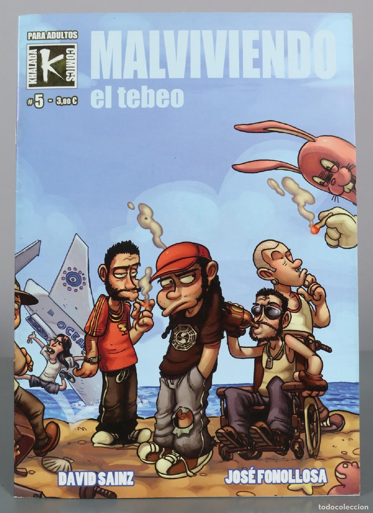 C&oacute;mics: Malviviendo el tebeo - David Sainz, Jos&eacute; Fonollosa - Khalada Comics