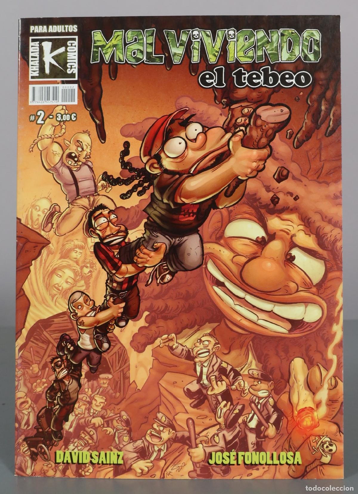C&oacute;mics: Malviviendo el tebeo - David Sainz - Jos&eacute; Fonollosa - Khalada Comics