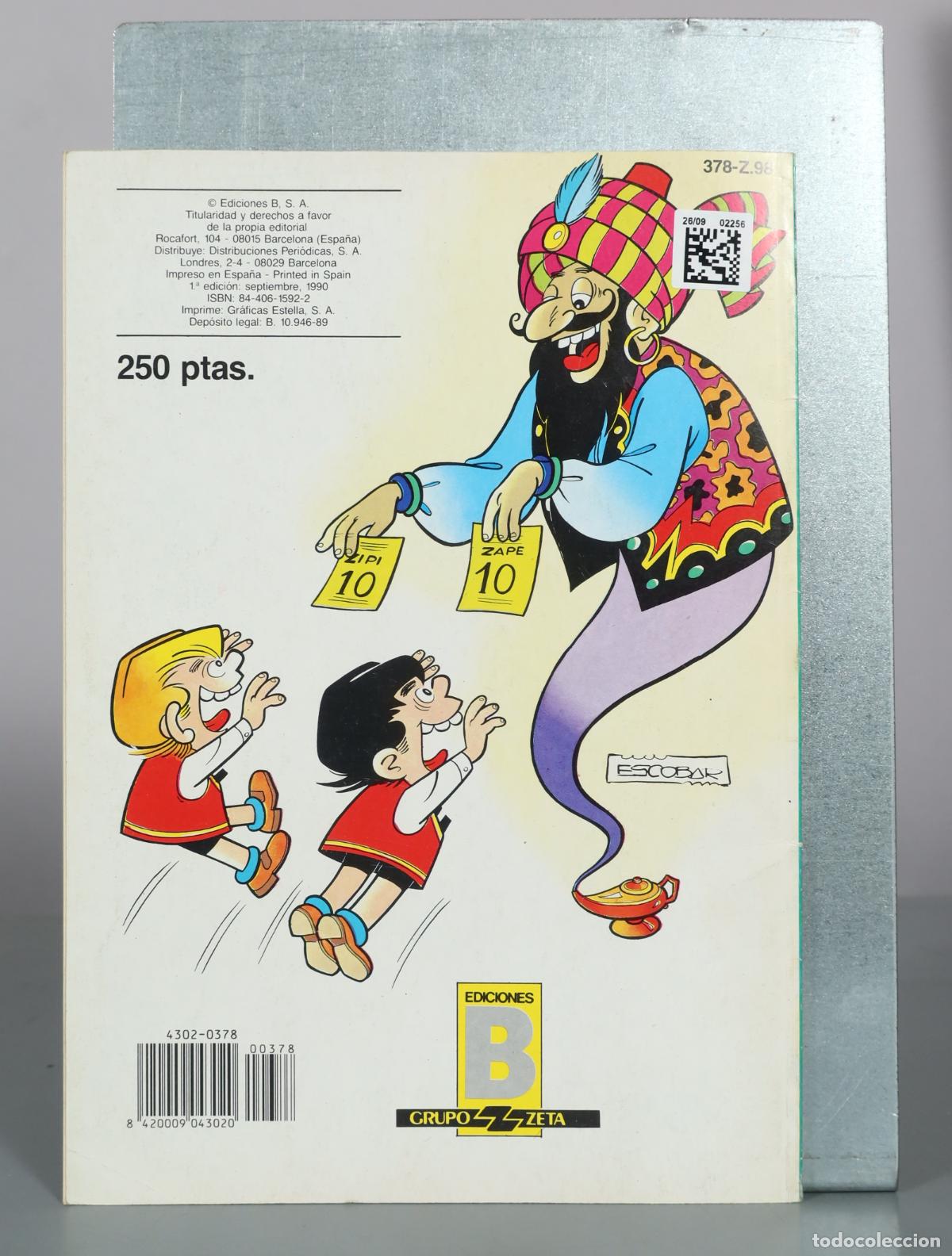 C&oacute;mics: Coleccion Ole Zipi y Zape - Escobar - Ediciones B 378 - Foto 2