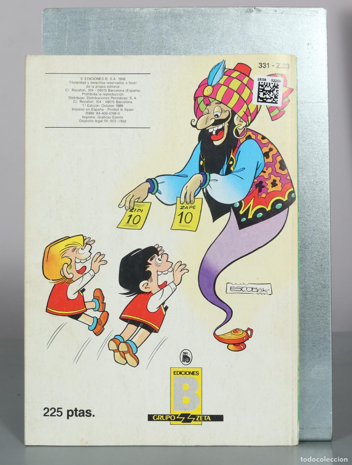 C&oacute;mics: Colecci&oacute;n Ol&eacute; - Zipi y Zape - Escobar - Ediciones B 331 - Foto 2