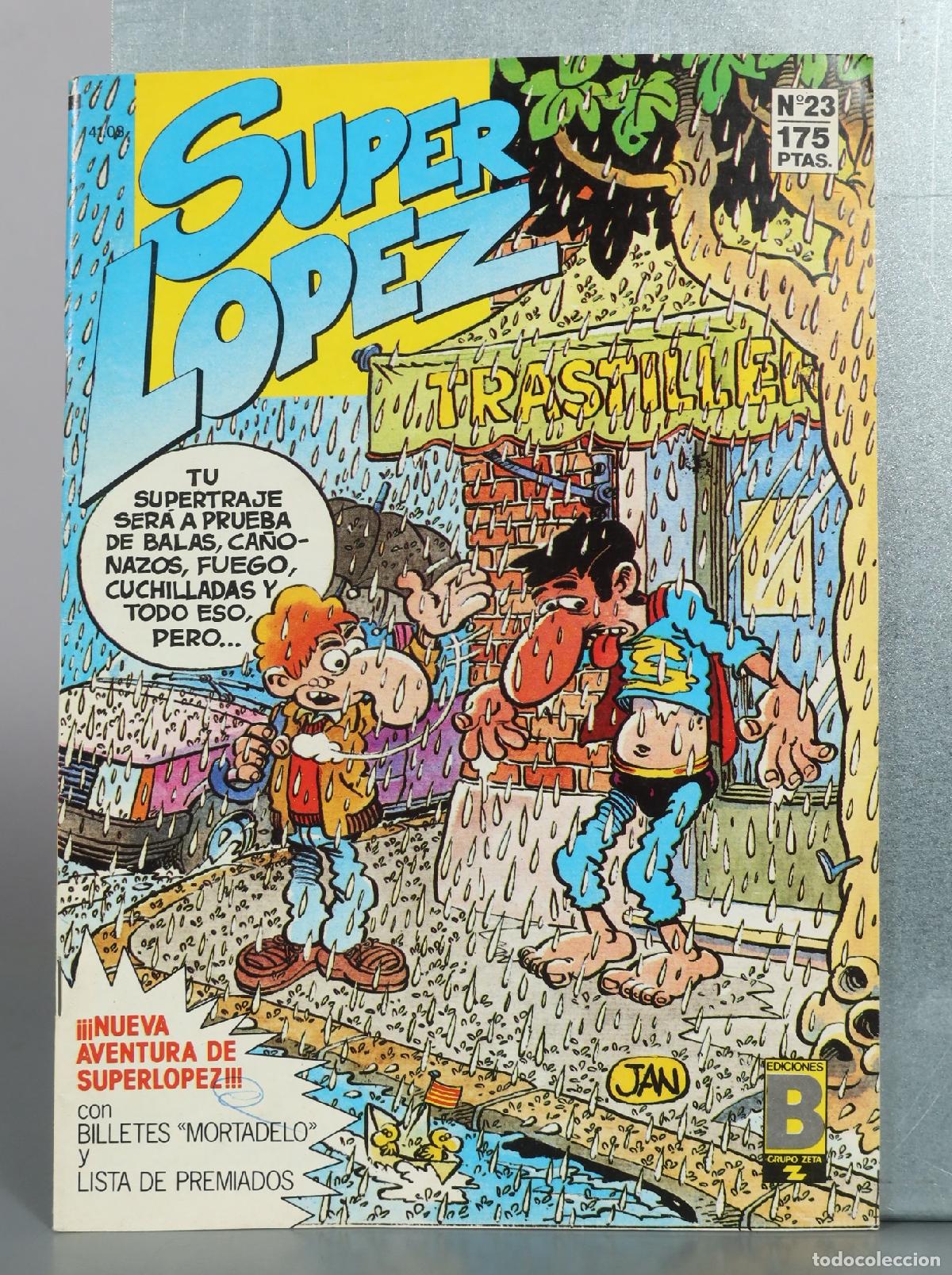 C&oacute;mics: Superl&oacute;pez - El Trastillo - Jan - Ediciones B 23 - Foto 1