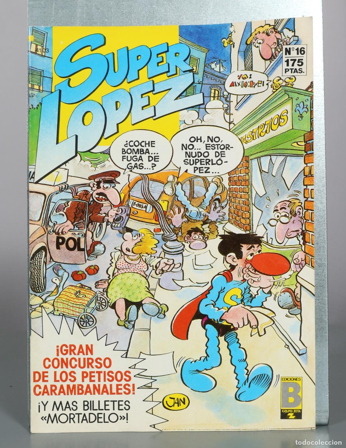 Comics: Super L&oacute;pez - Ediciones B 16