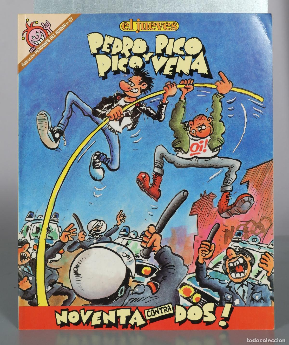 C&oacute;mics: Pedro Pico y Vena - Noventa contra dos! - Carlos Azagra - El Jueves 81