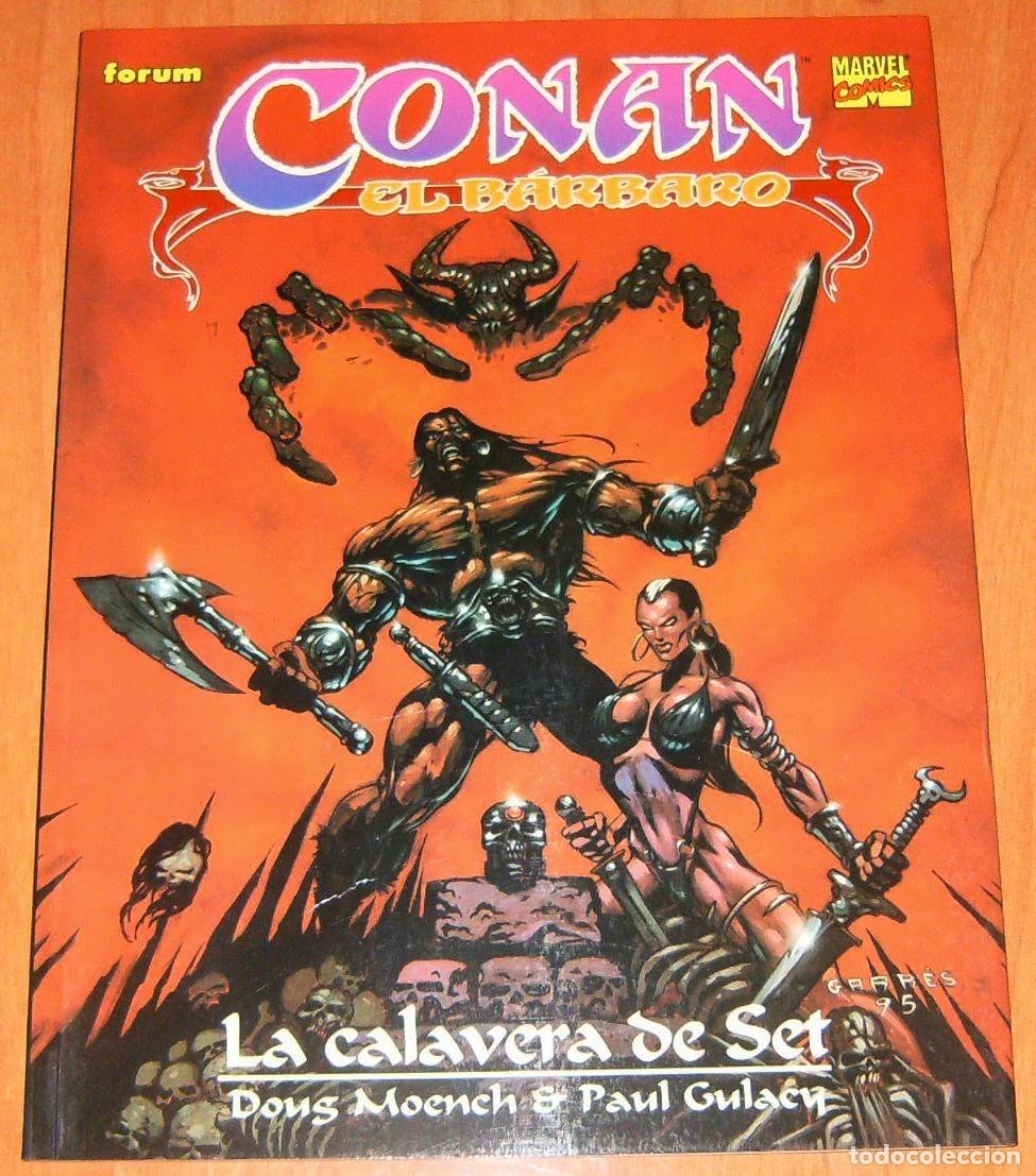 C&oacute;mics: CONAN . LA CALAVERA DE SET . NOVELA GR&Aacute;FICA . FORUM . MOENCH Y GULACY