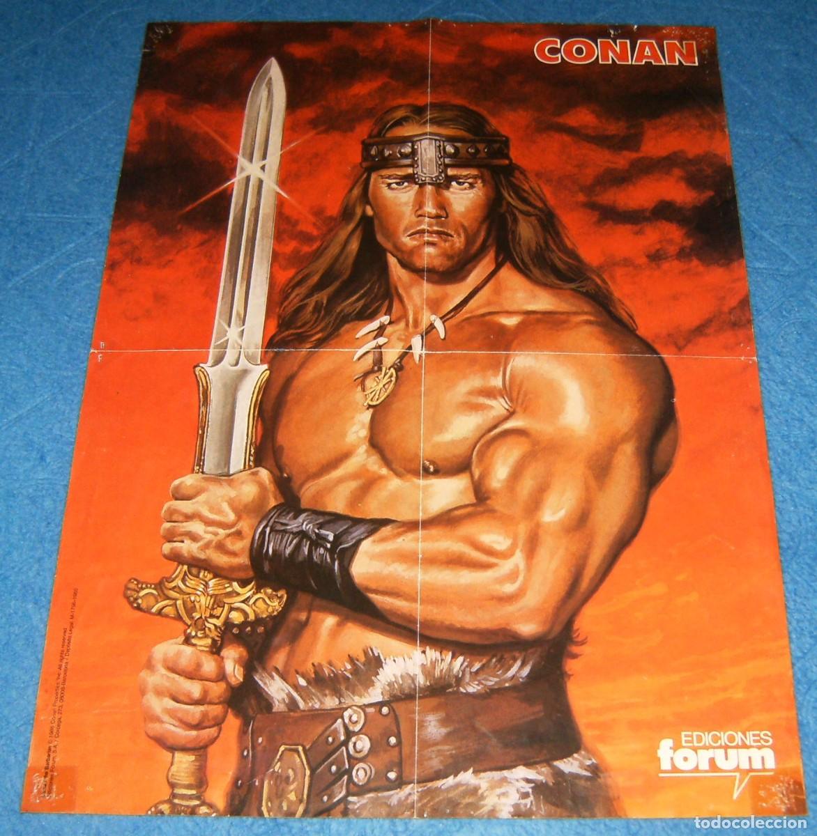 C&oacute;mics: POSTER CONAN EL DESTRUCTOR . FORUM. CON MARCAS DE USO - Foto 1
