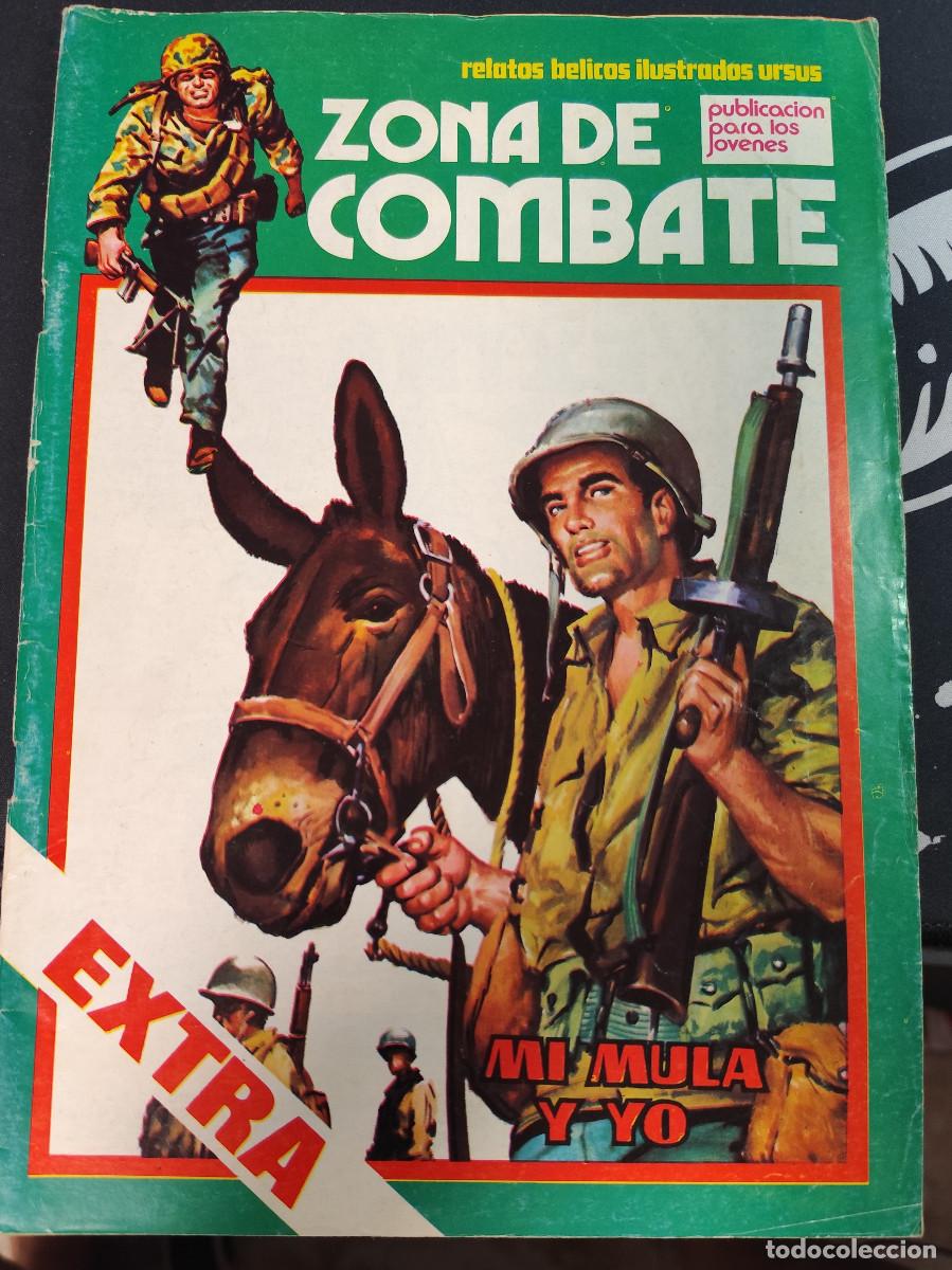 C&oacute;mics: Lote 7 Tebeos B&eacute;licos: ZONA DE COMBATE (5 n&uacute;meros: 4, 5, 6, 7, 11) + COMBATE y GORILAilaN&ordm; 29