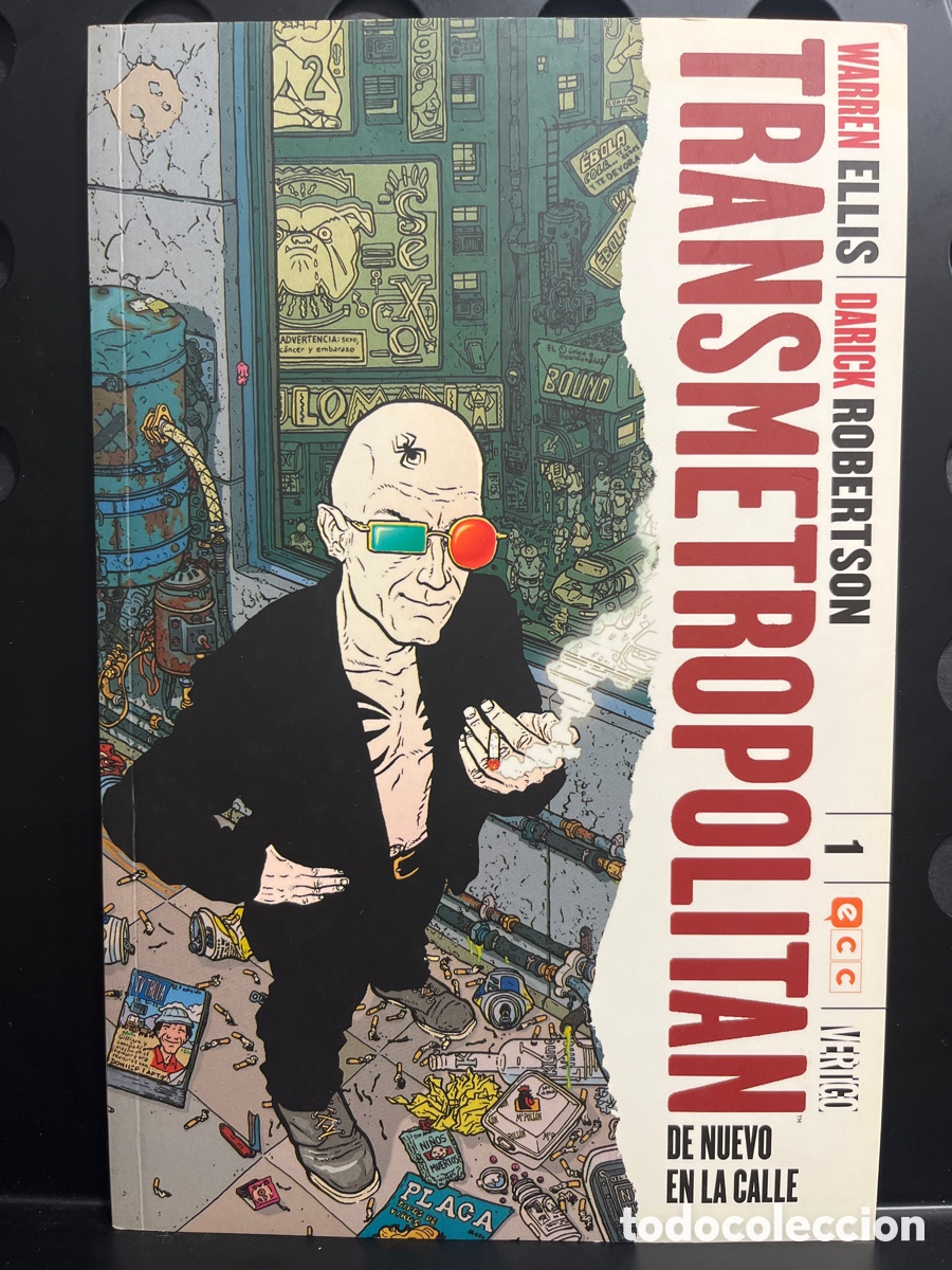 C&oacute;mics: TRANSMETROPOLITAN N.1 DE NUEVO EN LA CALLE de WARREN ELLIS ECC V&Eacute;RTIGO ( 2014/2016 )