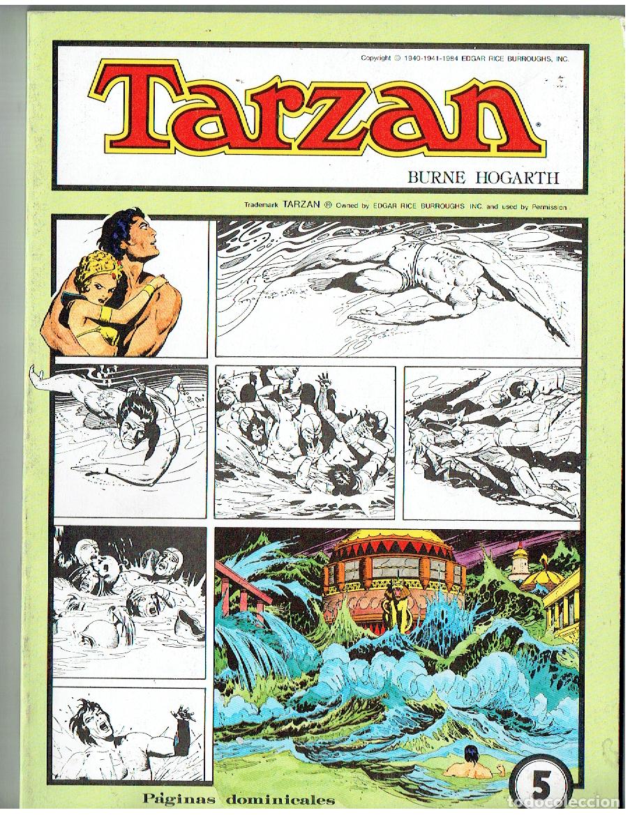 C&oacute;mics: TARZAN. n&ordm; 5. BURNE HOGARTH. P&Aacute;GINAS DOMINICALES, DEL 5 MAYO 1041 AL 27/4/1941.(B55.3 RUM)