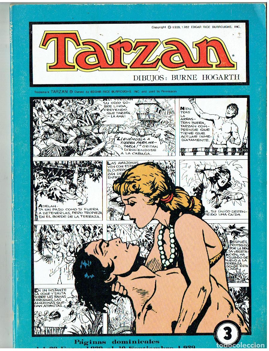 C&oacute;mics: TARZAN. n&ordm; 3. BURNE HOGARTH. P&Aacute;GINAS DOMINICALES, DEL 29 ENERO 1939 AL 10/9/1939.(B55.3 RUM)