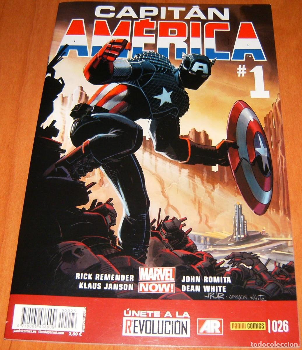 C&oacute;mics: CAPITAN AMERICA . 26 . ( 1 de Rick Remender ) . PANINI