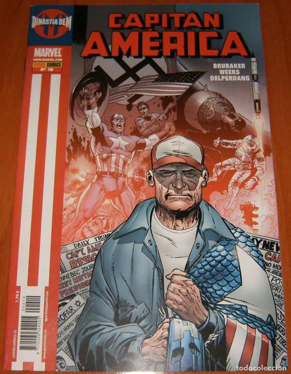 C&oacute;mics: CAPITAN AMERICA . 10 . PANINI . BRUBAKER