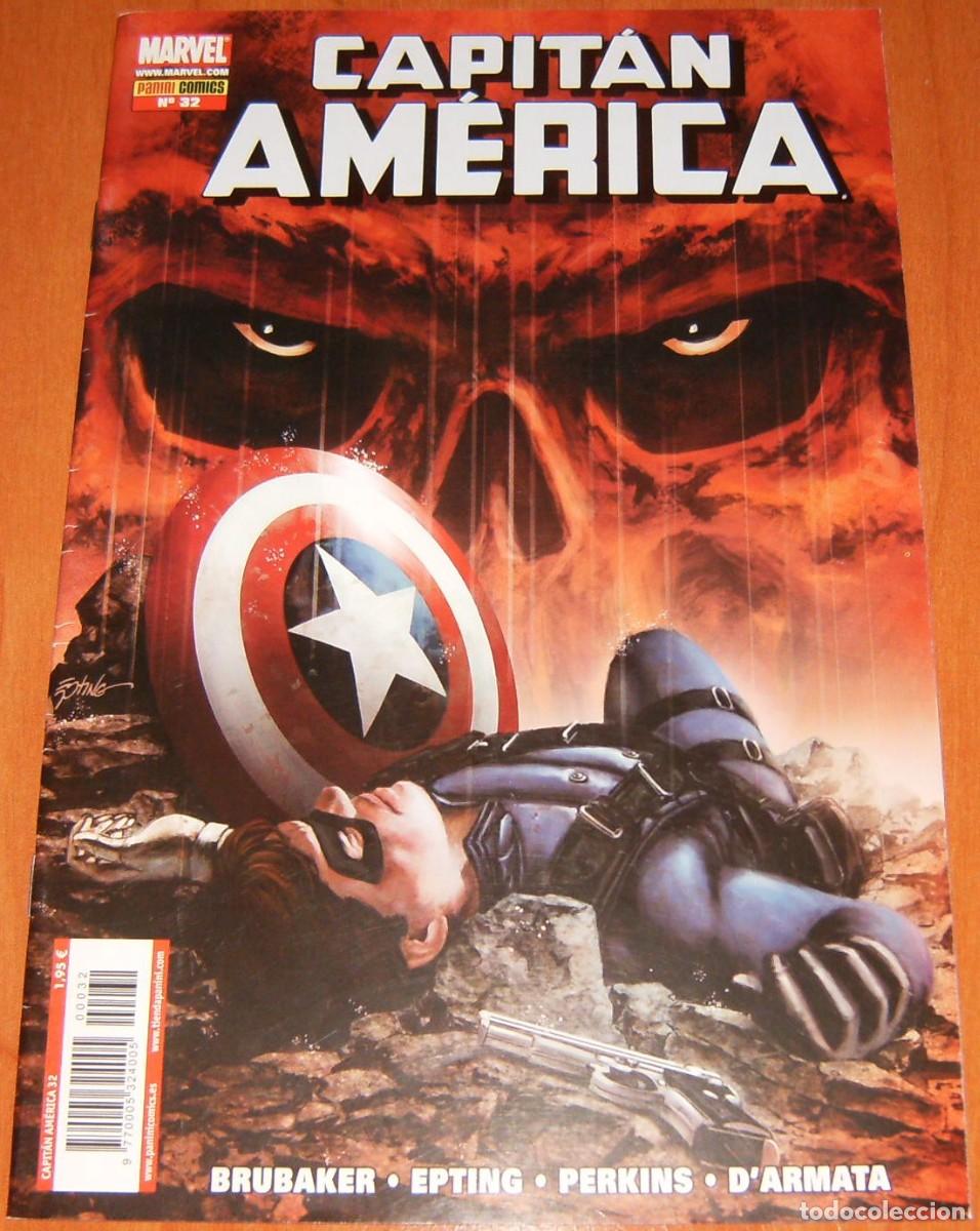 C&oacute;mics: CAPITAN AMERICA . 32 . PANINI . BRUBAKER
