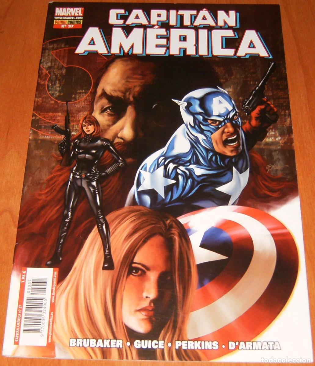 C&oacute;mics: CAPITAN AMERICA . 37 . PANINI . BRUBAKER