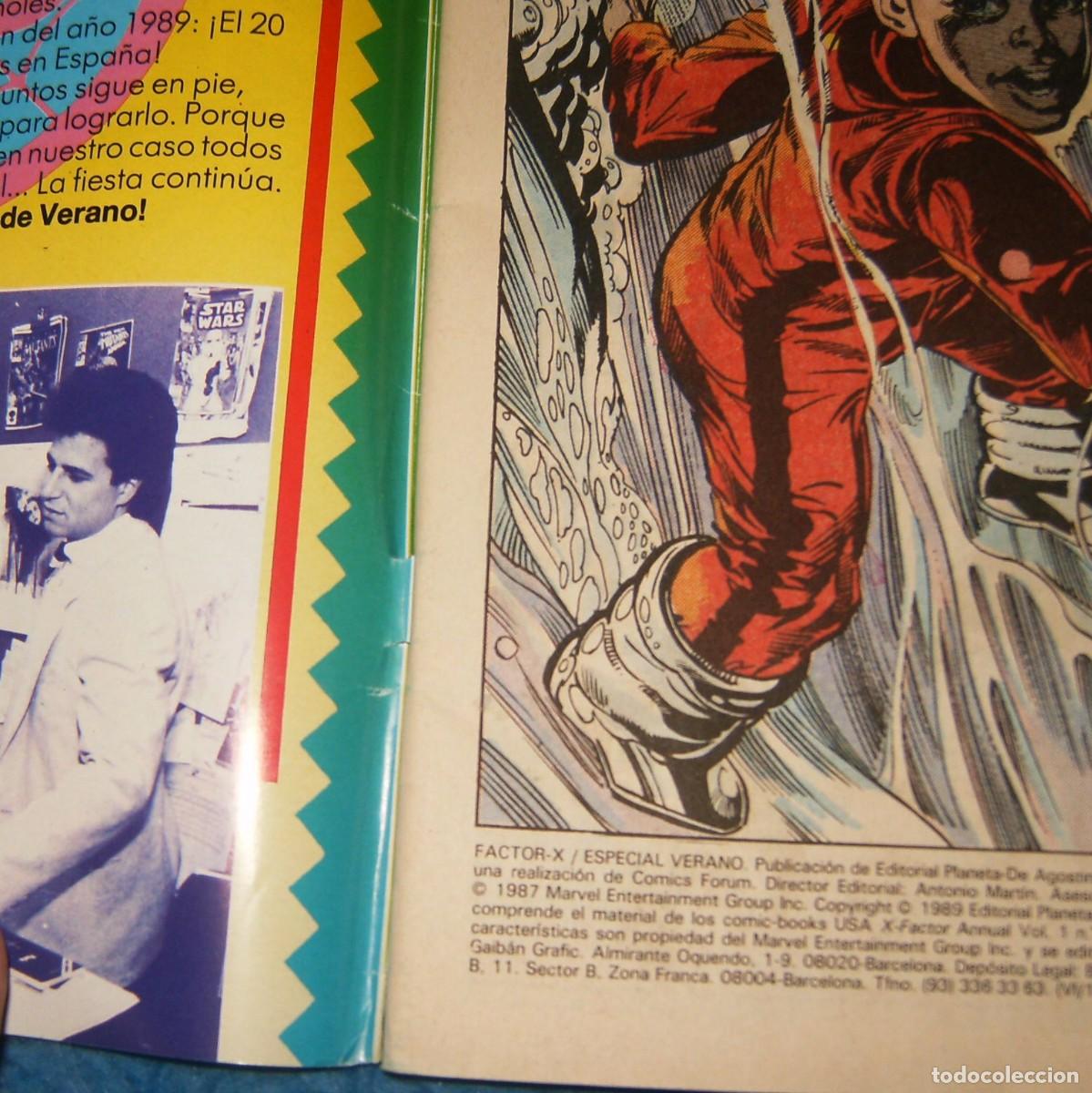 C&oacute;mics: FACTOR-X . ESPECIAL VERANO 1989 . FORUM . INVITADOS LOS INHUMANOS - Foto 3