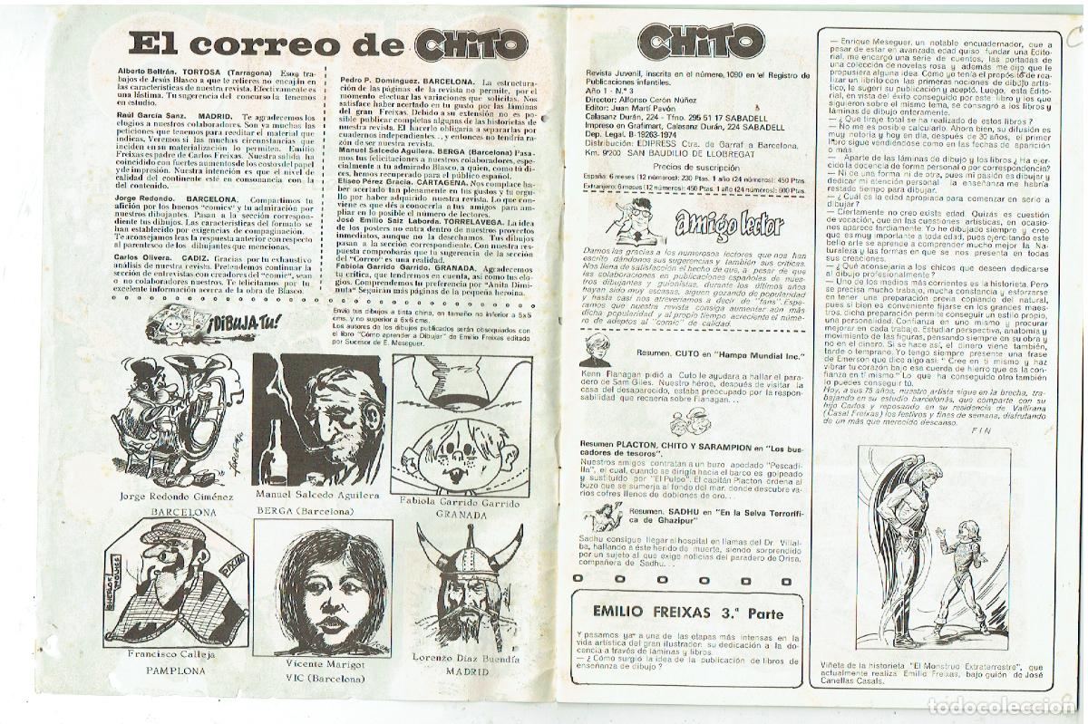 C&oacute;mics: CHITO. REVISTA JUVENIL. N&ordm; 3. (B55.3 RUM) - Foto 3