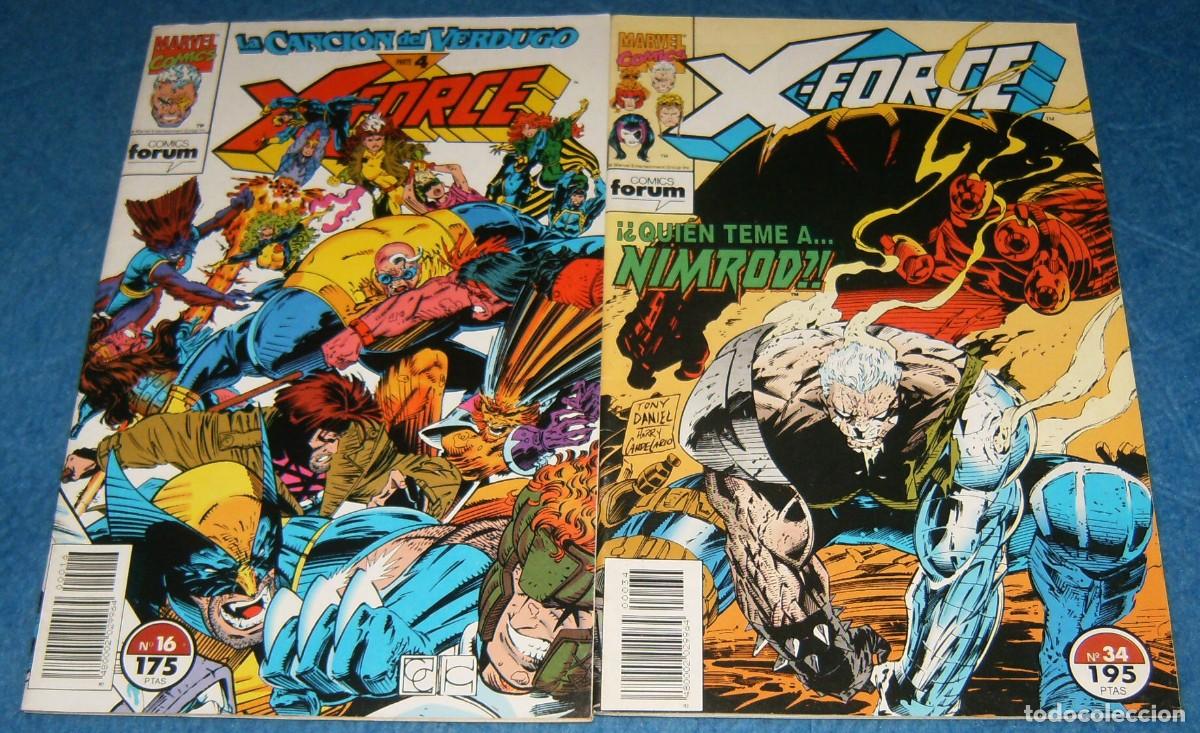 C&oacute;mics: X-FORCE . 16 a 34 . LOTE DE 19 N&Uacute;MEROS SEGUIDOS . FORUM - Foto 3
