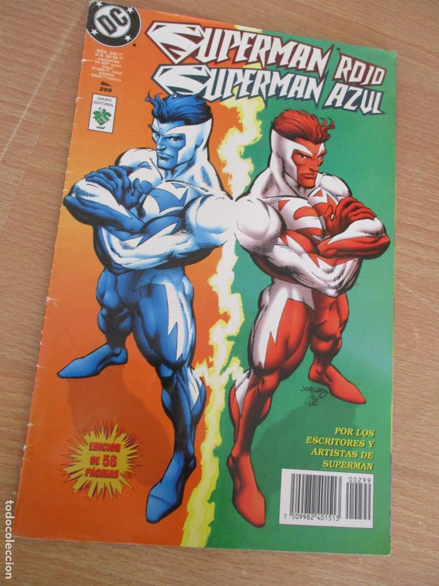 C&oacute;mics: DC.- SUPERMAN ROJO SUPERMAN AZUL.- N&ordm;. 299.- A&Ntilde;O 1999