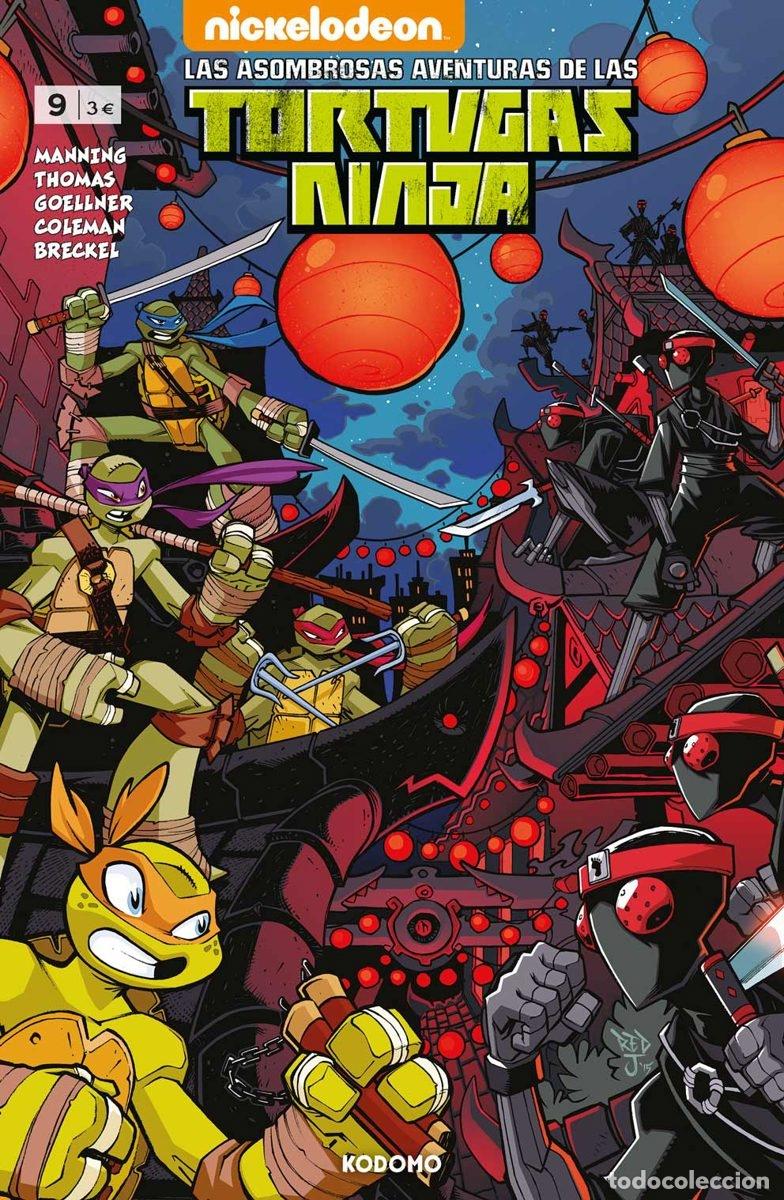 C&oacute;mics: LAS ASOMBROSAS AVENTURAS DE LAS TORTUGAS NINJA N&Uacute;M. 09 - ECC Ediciones - Foto 1