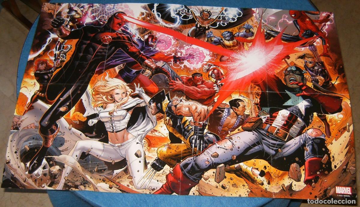 C&oacute;mics: POSTER GRANDES BATALLAS MARVEL . PANINI - Foto 1