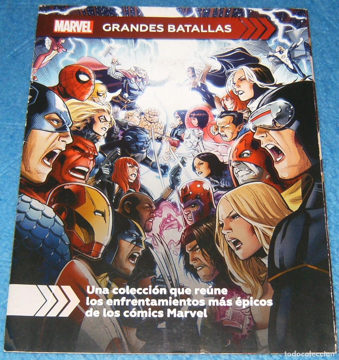 C&oacute;mics: POSTER GRANDES BATALLAS MARVEL . PANINI - Foto 2