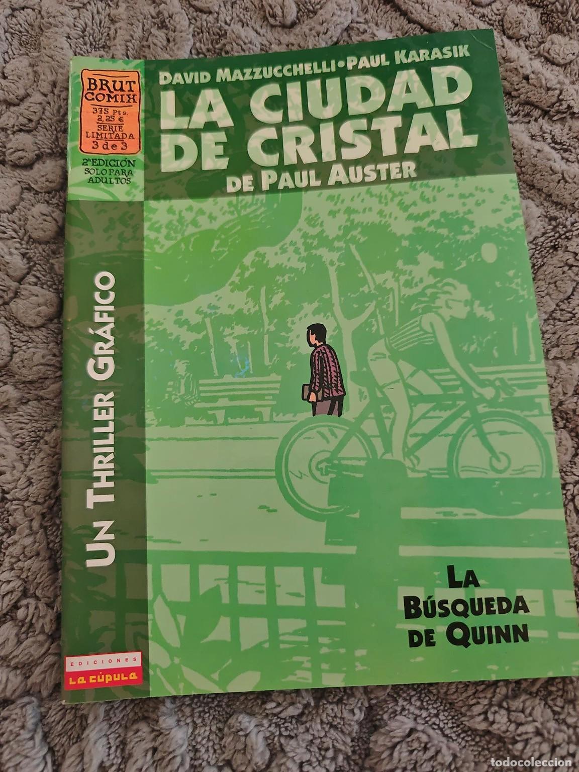 Fumetti: La ciudad de cristal 3 de 3 - Paul Auster / Mazzucchelli / Karasik