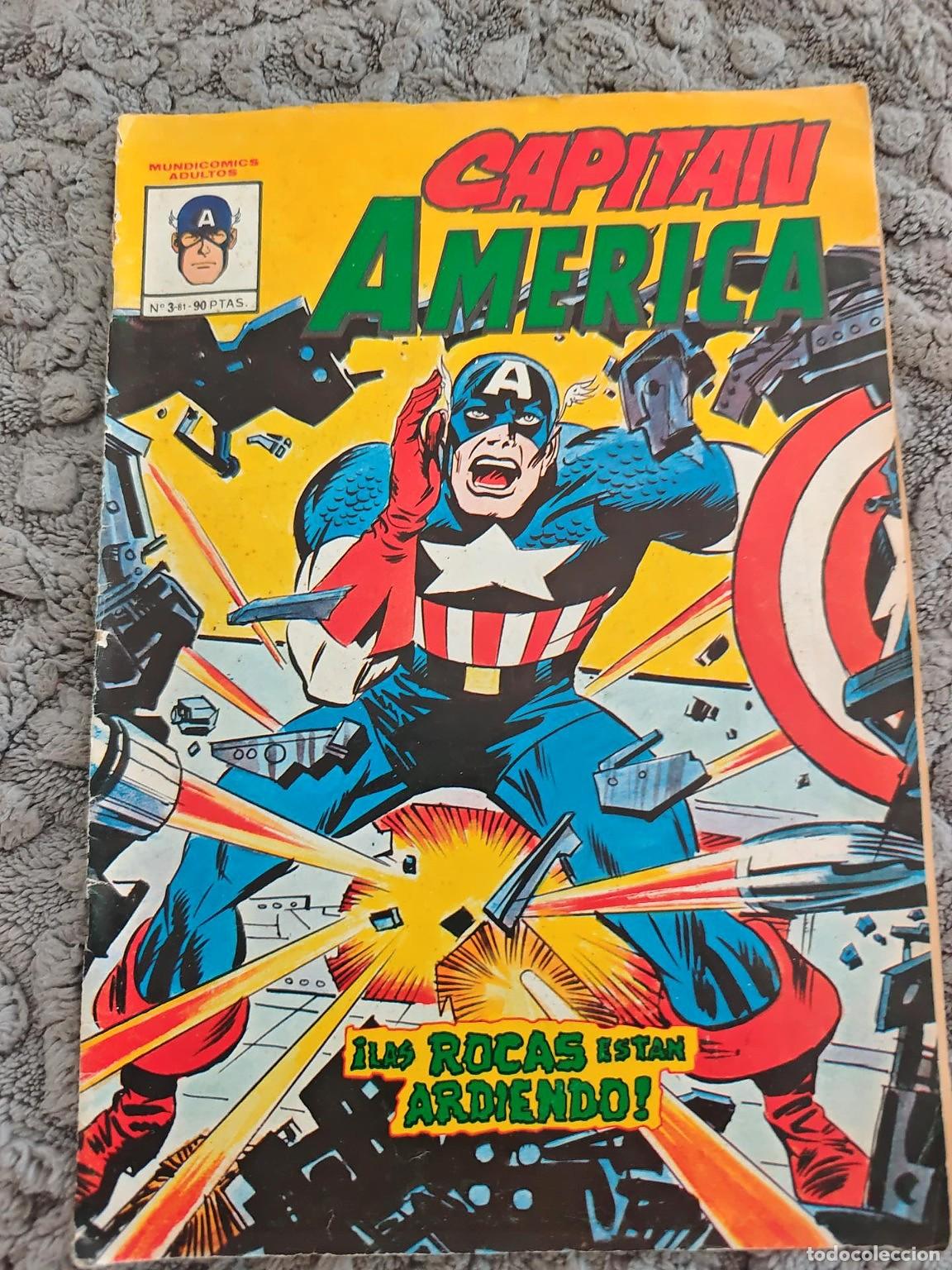 C&oacute;mics: Capit&aacute;n Am&eacute;rica n&ordm; 3-81 - &iexcl;Las rocas est&aacute;n ardiendo!