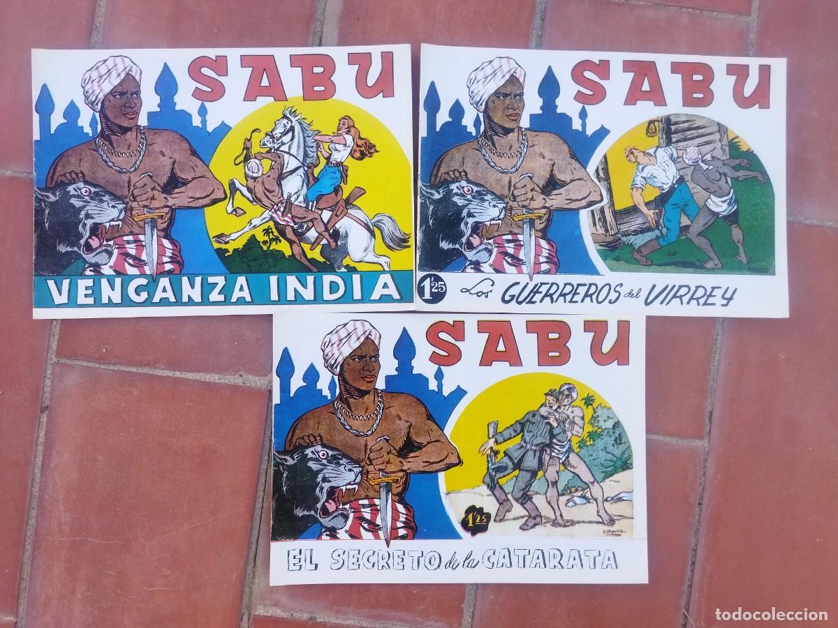 C&oacute;mics: lote de comics 3n&ordm; SABU completa facsmil sin usar - Foto 1