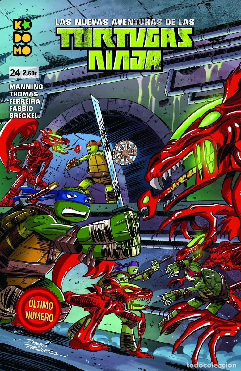 C&oacute;mics: LAS NUEVAS AVENTURAS DE LAS TORTUGAS NINJA N&Uacute;M. 24 - ECC Ediciones