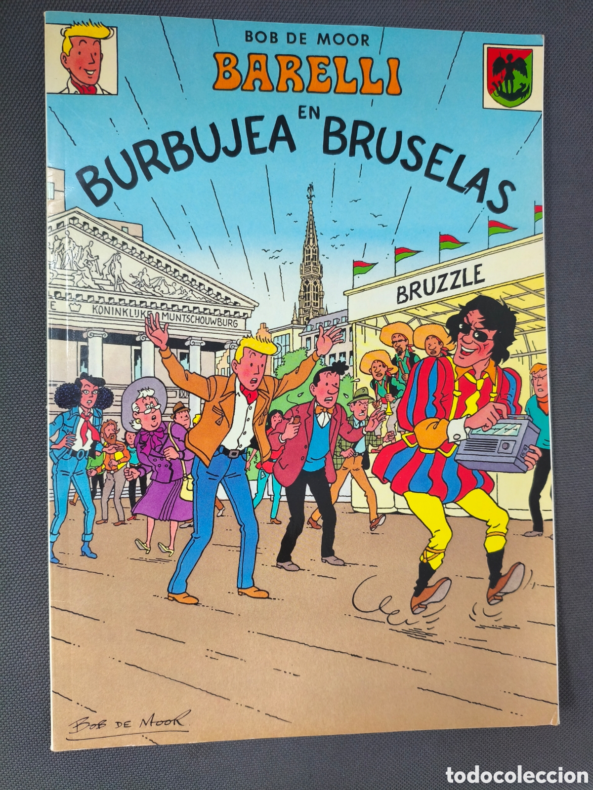 C&oacute;mics: BARELLI BURBUJEA EN BRUSELAS BOB DE MOOR MINISTRO CULTURA Y ASUNTOS BRUSELENSES 1992