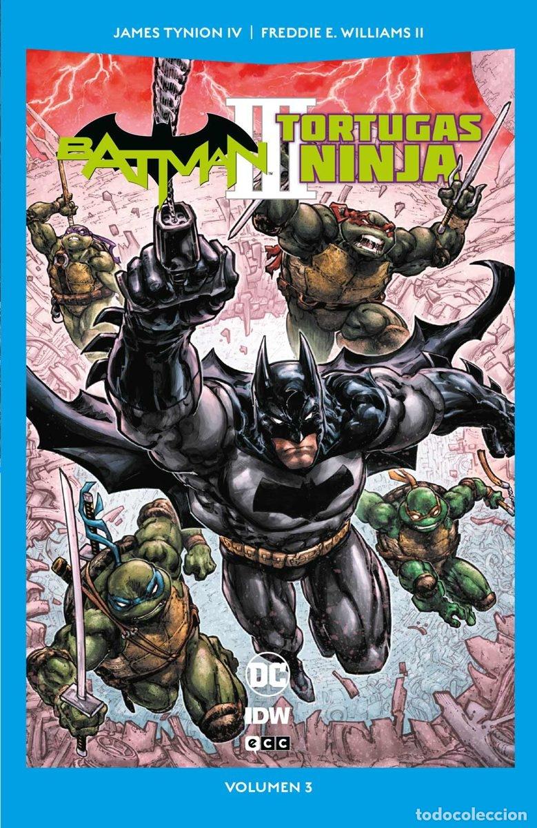 C&oacute;mics: BATMAN/TORTUGAS NINJA VOL. 3 DE 3 (DC POCKET) - ECC Ediciones - Foto 1