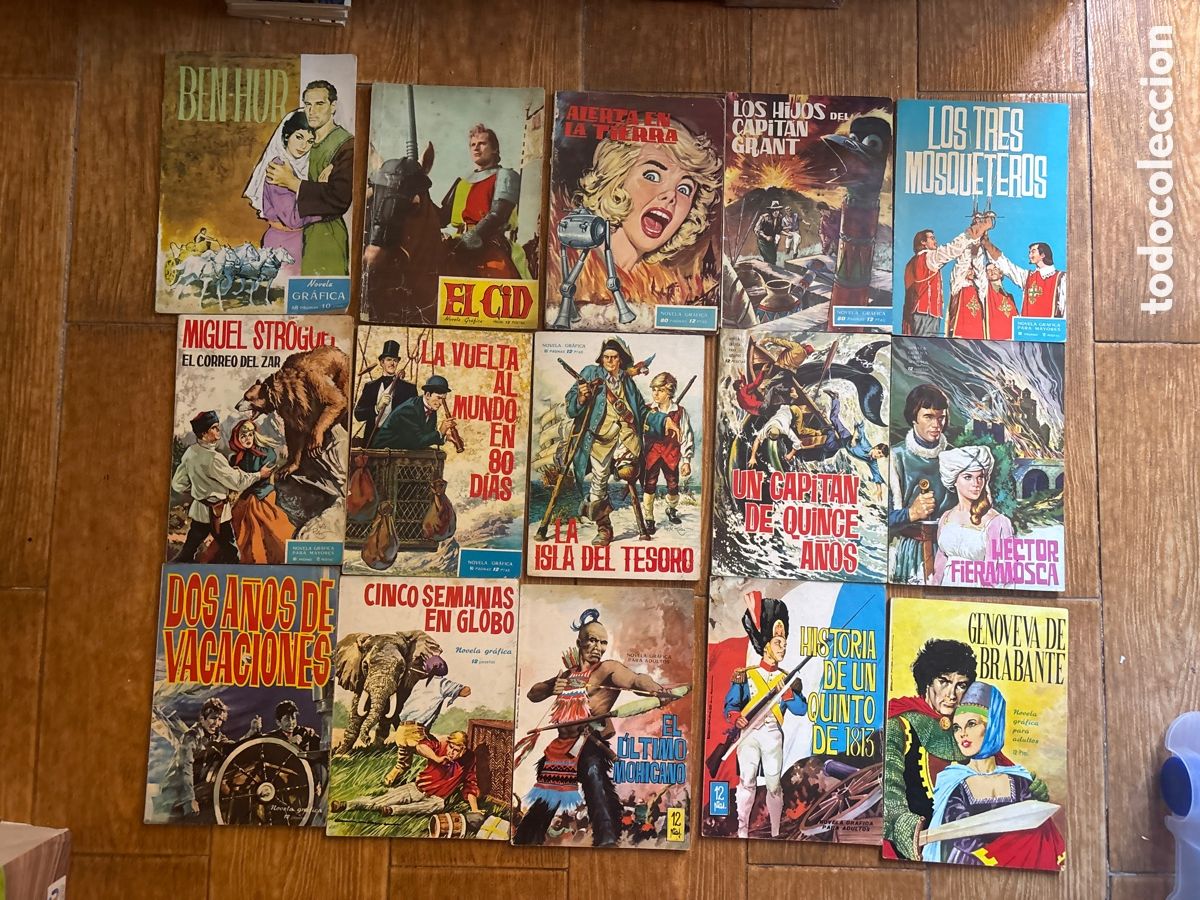 Comics: NOVELAS GR&Aacute;FICAS CLASICAS TORAY 37 NUMEROS COLECCION COMPLETA