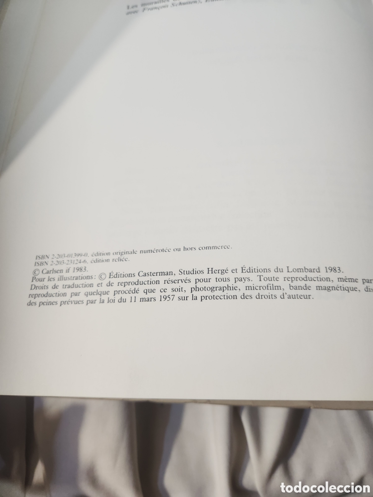 C&oacute;mics: LE MONDE DHERG&Egrave;. BENOIT PEETERS. CASTERMAN. 1983. - Foto 5