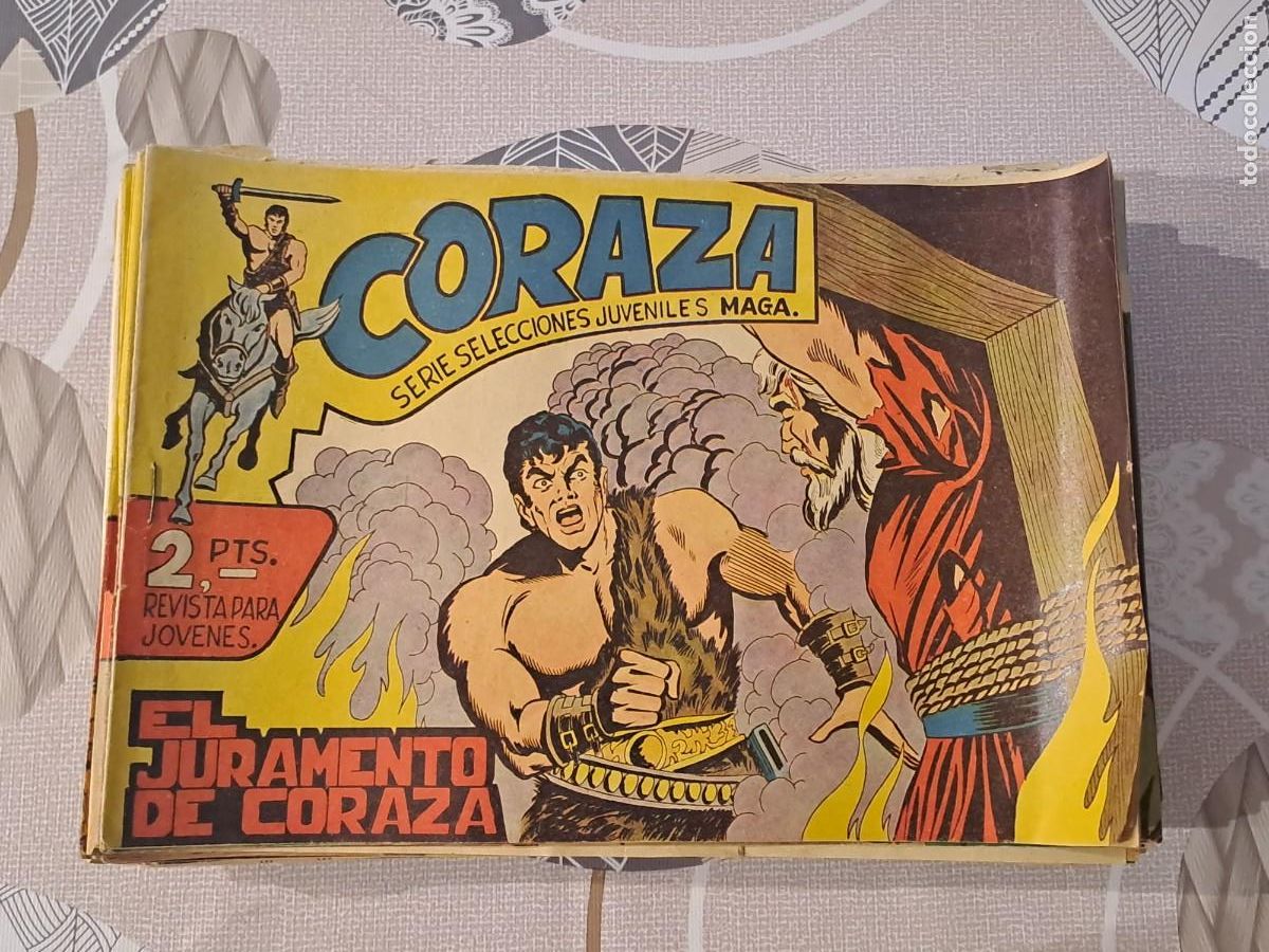 C&oacute;mics: Coraza casi completa 59 de 64 n&uacute;meros, Maga en buen estado
