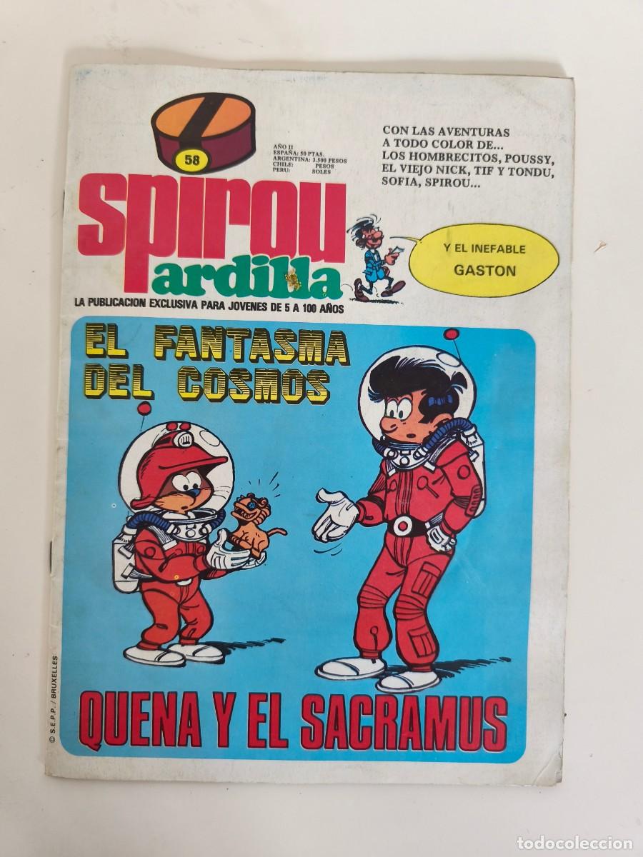 C&oacute;mics: Spirou ardilla n&ordm; 58 quena y el sagramus &ndash; edibag 1980
